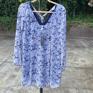 BOGO! NWT BCBGeneration blue and white floral dress